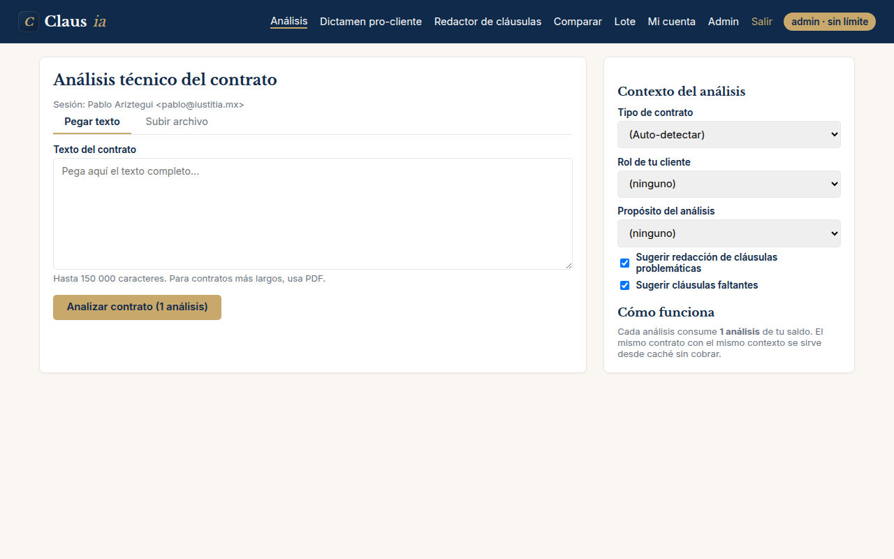 Recibes el dictamen